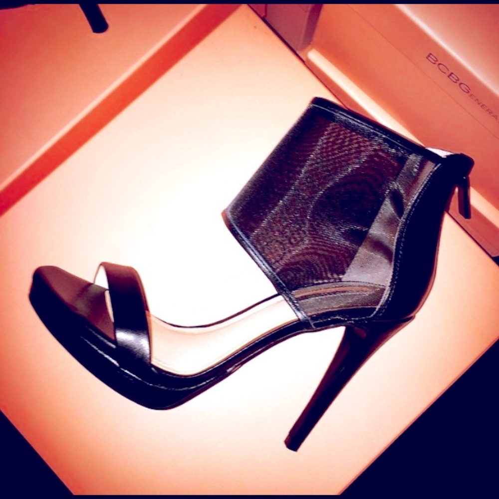 BCBG black heels